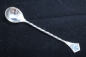 Preview: 6 Kaffeelöffel gedrehter Stiel türkis 14,8 cm Edelstahl