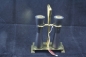 Preview: Salz- und Pfefferstreuer Menage Holz + Messing 60er Jahre