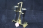 Preview: Salz- und Pfefferstreuer Menage Holz + Messing 60er Jahre