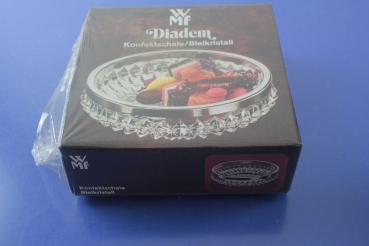 WMF Diadem Konfektschale Pralinenschale Bleikristall OVP