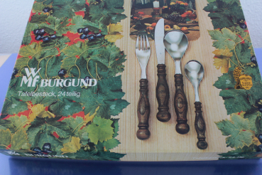 WMF Burgund Tafelbesteck 24 Teile OVP