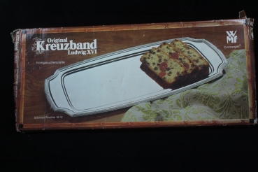 WMF Kreuzband Ludwig XVI Königskuchenplatte Cromargan