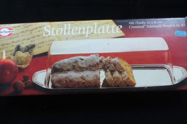 Marke Tischfein Stollenplatte mit Haube