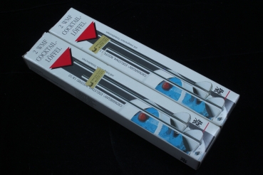 WMF 2 x 2 Cocktaillöffel Trinkröhrchen Cromargan OVP