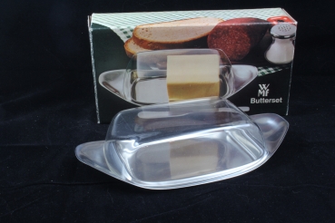 WMF Butterdose Wilhelm Wagenfeld Cromargan OVP