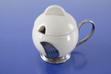 WMF Senftöpfchen Art Deco versilbert
