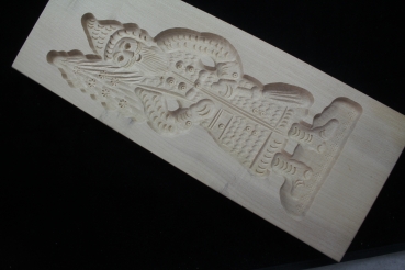 Spekulatiusform Spekulatiusmodel Weihnachtsmann Nikolaus 33,8 x 12,8 cm