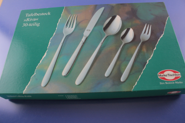 Marke Tischfein Riva Besteck für 6 Personen 30 Teile