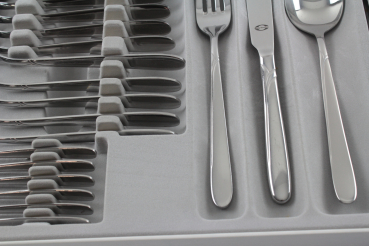 Preview: Marke Tischfein Riva Besteck für 6 Personen 30 Teile