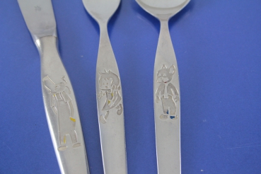WMF Kinderbesteck 3-teilig Fix und Foxi versilbert