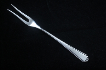 Lutz & Weiss Pyramide Art Deco Fleischgabel versilbert