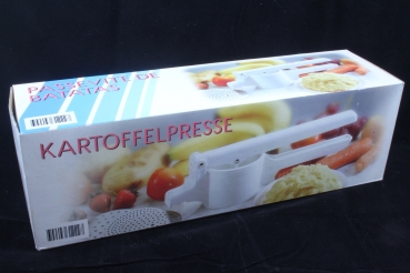Kartoffelpresse Spätzlepresse 3 Einsätze Kunststoff OVP