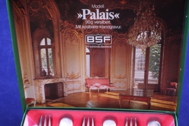 BSF Palais 6 Kaffeelöffel versilbert OVP