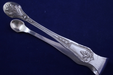 Jugendstil Zuckerzange versilbert
