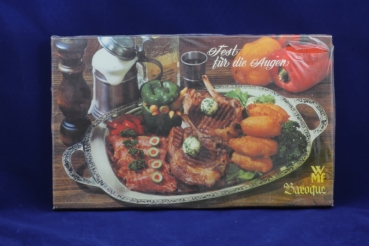 WMF Baroque Strassburg großes Tablett 41 x 30 cm Cromargan