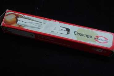 Marke Tischfein Eiszange Edelstahl OVP