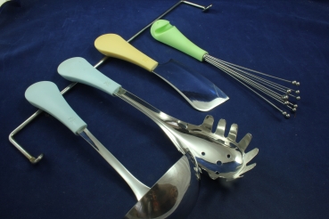 WMF Küchenhelfer-Set zum Hängen Pastell farben