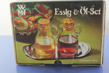 WMF Essig und Öl Set Menage Cromargan OVP