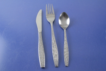 Airline Besteck TWA Messer + Gabel +  Löffel