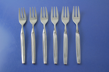 WMF Madrid 6 Kuchengabeln versilbert