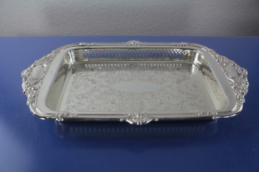 WMF Schale Obstschale 39 x 22,5 x 4 cm versilbert