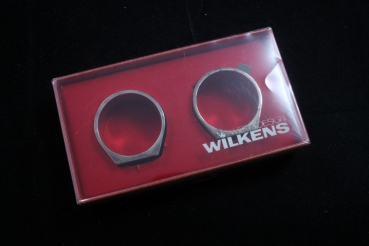 Wilkens 2 Serviettenringe versilbert