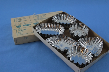 36 Tartelet-Förmchen Tartlet Tin aus Metall