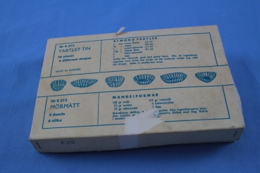 36 Tartelet-Förmchen Tartlet Tin aus Metall