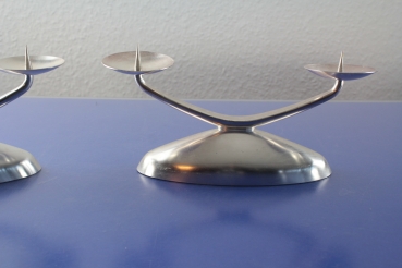 WMF 2 Kerzenhalter versilbert