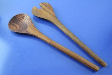 Olivenholz Salatbesteck 30 cm