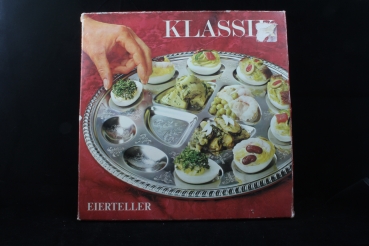 Klassik Eierteller Eierplatte Edelstahl