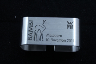 WMF Serviettenringe Sonderedition Bambi Preisverleihung - 2 Stück