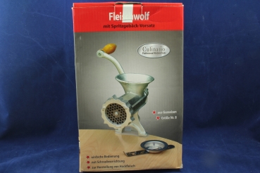 Culinario Fleischwolf mit Spritzgebäckvorsatz OVP