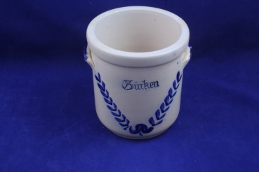 Alter Gurkentopf Steingut