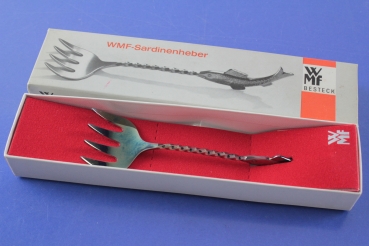 WMF Sardinenheber Fischgriff versilbert OVP