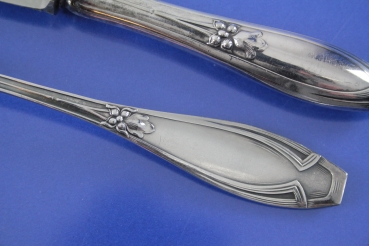 Wellner Jugendstil Besteck für 6 Personen 12 Teile versilbert