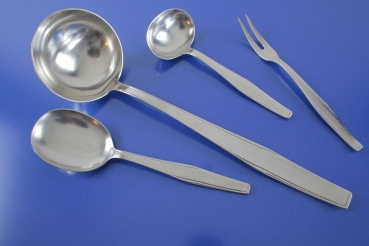 ESM Besteck für 6 Personen 26 Teile + 6 Vorleger versilbert