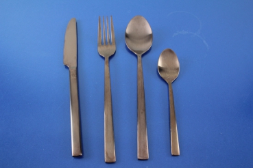 Besteck für 4 Personen 16 Teile Kupfer farben Edelstahl 18/10