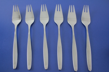WMF Stockholm 6 Partygabeln 17,0 cm versilbert