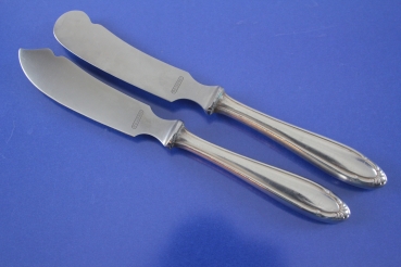 Buttermesser + Käsemesser 16,5 cm versilbert
