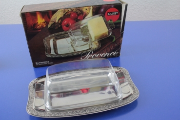 Quist Provence Butterdose Edelstahl und Kunststoff OVP