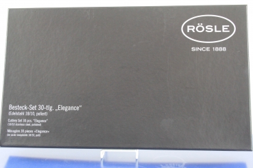 Rösle Elegance Besteck für 6 Personen 30 Teile Edelstahl OVP