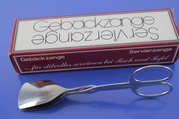 Gebäckzange versilbert OVP