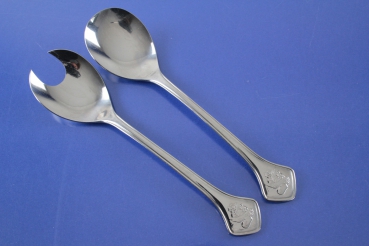 Nirosta Salatbesteck 19,5 cm Edelstahl
