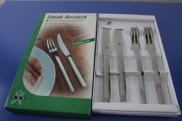 BBQ Steakbesteck für 2 Personen Edelstahl 18/10