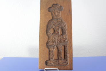 Alte Spekulatiusform Spekulatiusmodel Knecht 39 x 17 cm