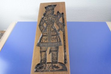 Alte Spekulatiusform Spekulatiusmodel Mann 50 x 17,5 cm