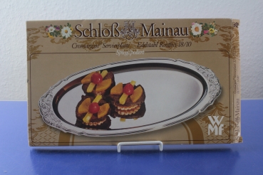 WMF Schloß Mainau Servierplatte 32 x 19,5 cm Cromargan