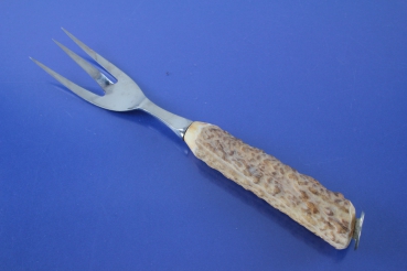 Alte Fleischgabel Hirschhorn Griff