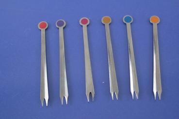 WMF Cocktailspieße Bowlengabeln Bowlenspieße 11,5 cm Cromargan